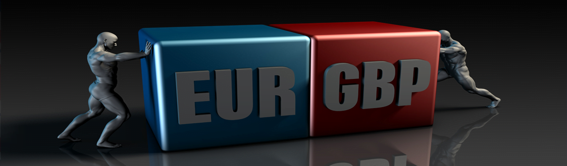 EUR GBP Currency Pair or European Euro vs British Pound